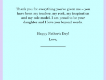 47 Blank Happy Father S Day Card Word Template For Free by Happy Father S Day Card Word Template