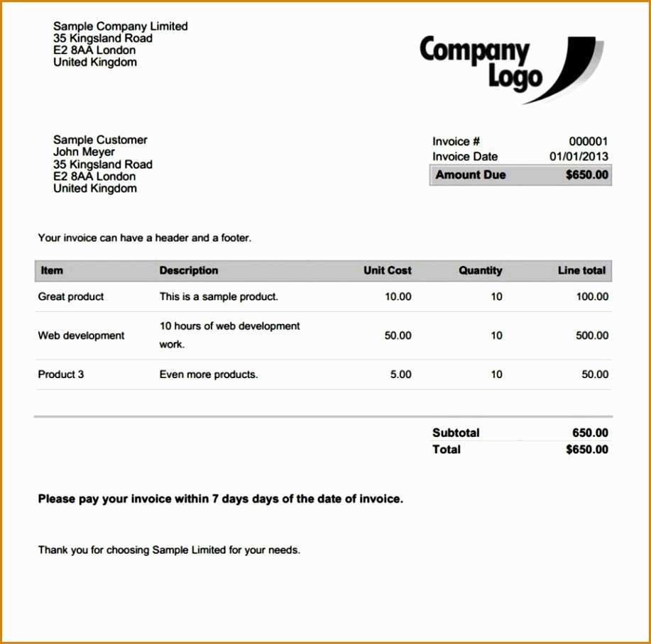 47 Blank Invoice Format For 50 Advance Payment with Invoice Format For 50 Advance Payment