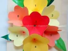 47 Blank Pop Up Flower Card Tutorial Handmade Download with Pop Up Flower Card Tutorial Handmade