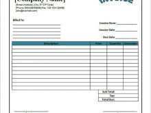 47 Blank Sample Blank Invoice Template For Free for Sample Blank Invoice Template