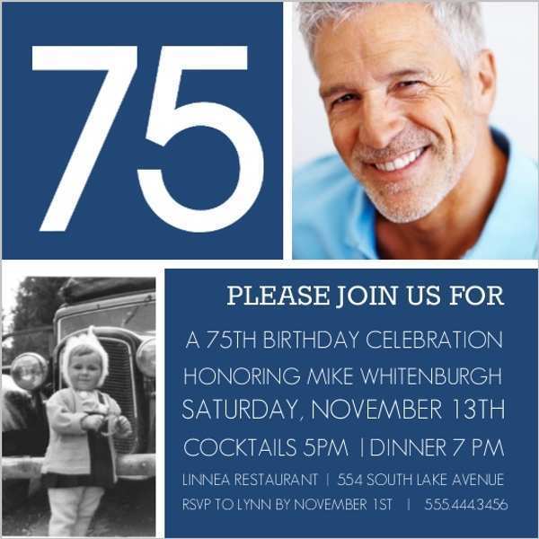 47 Create 75Th Birthday Card Template for Ms Word for 75Th Birthday Card Template