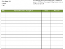 47 Create Invoice Template For Construction Work in Photoshop by Invoice Template For Construction Work