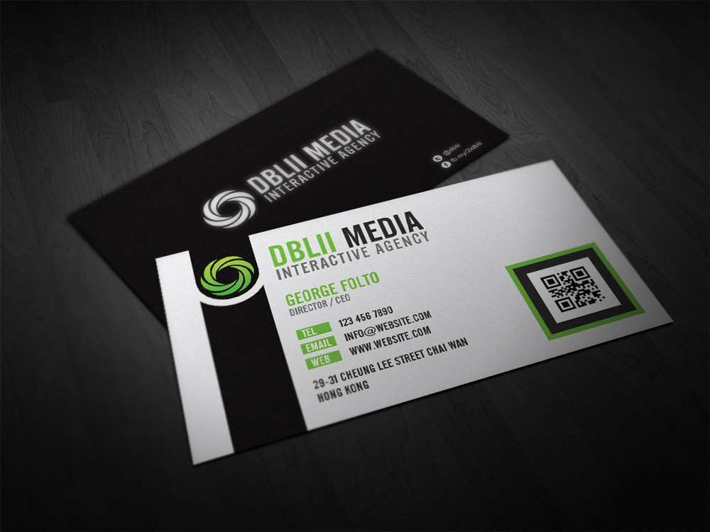 47 Creative 4 Sided Business Card Templates With Stunning Design by 4 Sided Business Card Templates