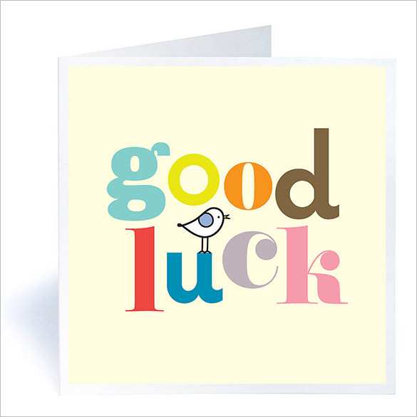 47 Creative Good Luck Card Template Free Now with Good Luck Card Template Free