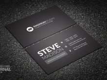 47 Creative Name Card Template Black Formating with Name Card Template Black