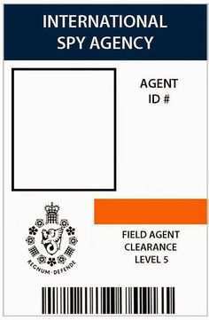 47 Customize James Bond Id Card Template With Stunning Design for James Bond Id Card Template