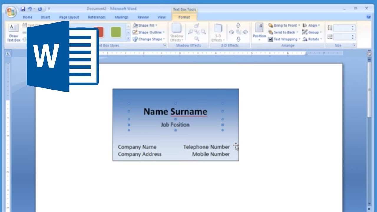 47 Customize Name Card Template Microsoft Word Maker for Name Card Template Microsoft Word