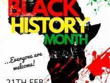 47 Customize Our Free Black History Month Flyer Template Formating with Black History Month Flyer Template