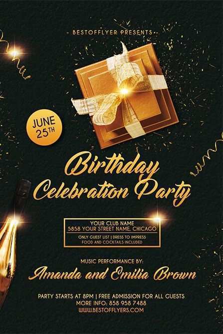 47 Customize Our Free Celebration Flyer Templates Free Download by Celebration Flyer Templates Free
