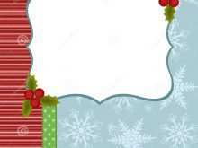 Christmas Card Templates Blank