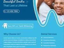 47 Customize Our Free Dental Flyer Templates Maker with Dental Flyer Templates