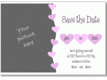 47 Customize Our Free Save The Date Card Template For Word Now with Save The Date Card Template For Word
