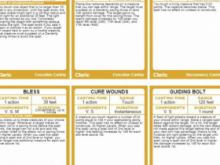 47 Customize Our Free Spell Card Template 5E in Photoshop with Spell Card Template 5E