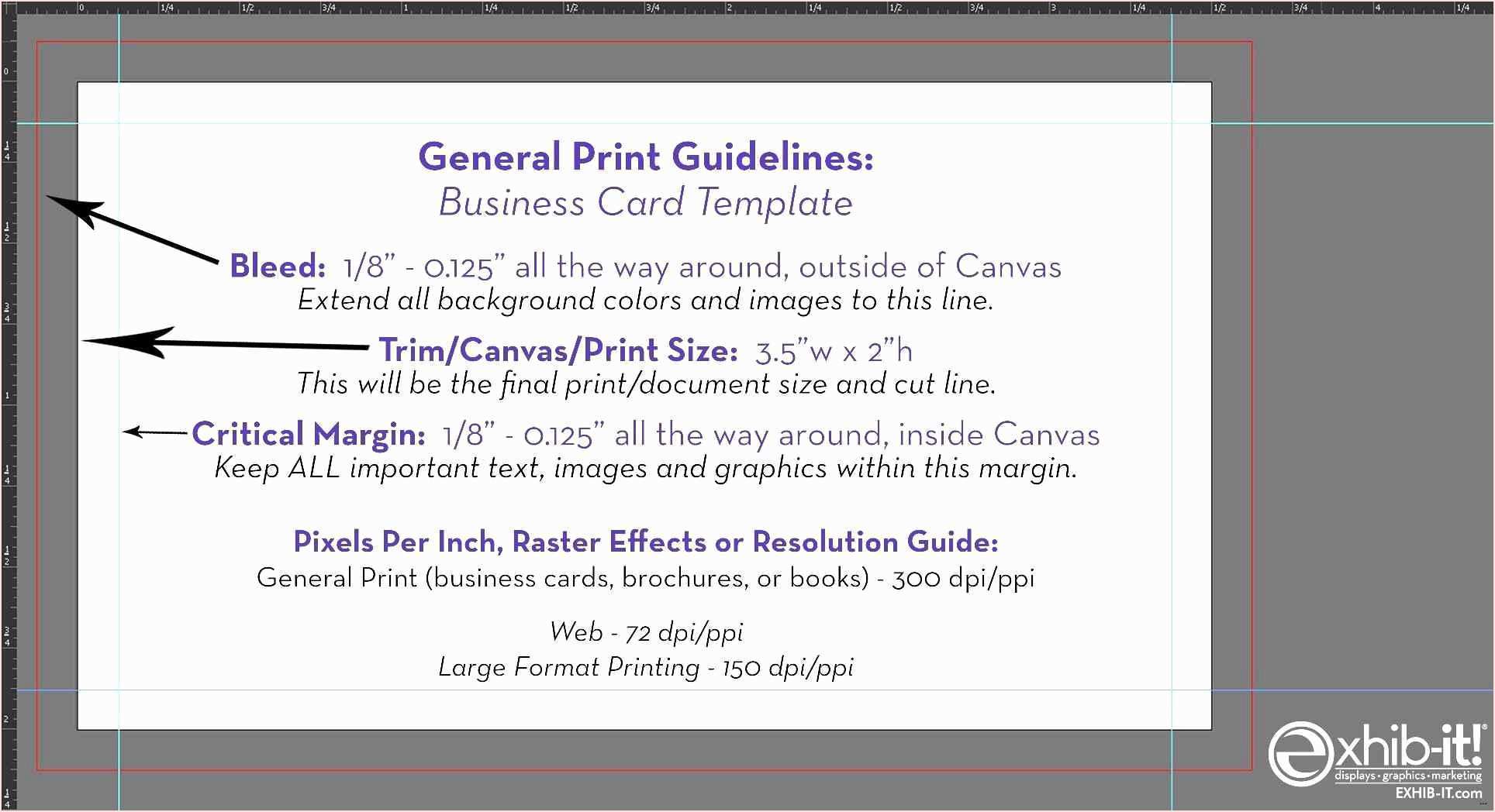 Vistaprint Business Card Template Adobe Illustrator