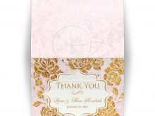47 Customize Thank You Card Template Gold Templates with Thank You Card Template Gold