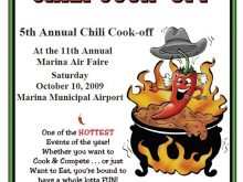 47 Format Chili Cook Off Flyer Template Formating for Chili Cook Off Flyer Template