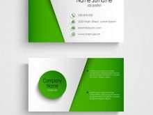 47 Free Business Card Template Green for Business Card Template Green