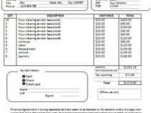 47 Free Invoice Template For Cleaning Company Formating by Invoice Template For Cleaning Company