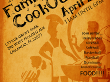 47 Free Printable Cookout Flyer Template Photo for Cookout Flyer Template