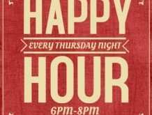 47 Free Printable Happy Hour Flyer Template Free For Free with Happy Hour Flyer Template Free