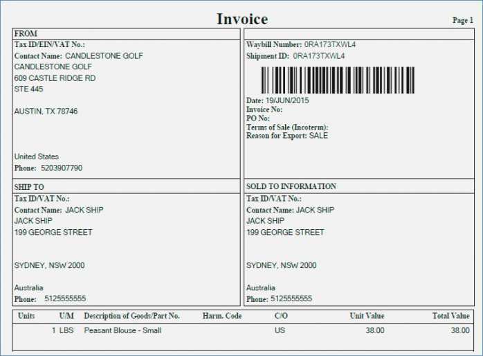 47 How To Create Invoice Template Ups Download with Invoice Template Ups