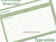 47 How To Create Recipe Card Template To Print For Free for Recipe Card Template To Print