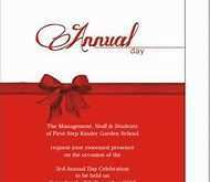 Invitation Card Format For Annual Day - Cards Design Templates
