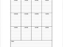 47 Printable Weekly School Schedule Template Word For Free by Weekly School Schedule Template Word