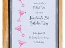47 Report 21St Birthday Card Invitation Templates Formating for 21St Birthday Card Invitation Templates