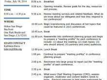 47 Report 5 Day Conference Agenda Template Formating for 5 Day Conference Agenda Template