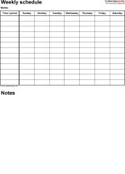 47 Report 7 Day Class Schedule Template Download for 7 Day Class Schedule Template