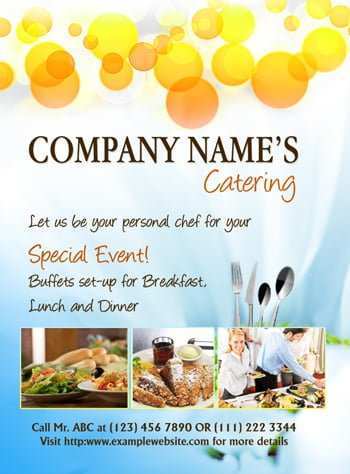 47 Report Food Catering Flyer Templates in Word for Food Catering Flyer Templates