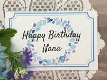 47 Report Nanny Birthday Card Template in Word by Nanny Birthday Card Template
