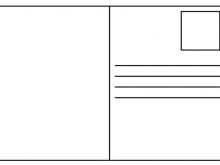 47 Standard Blank Postcard Template With Lines Formating for Blank Postcard Template With Lines
