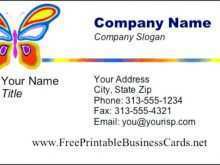 47 Standard Free Business Card Template 8371 in Word for Free Business Card Template 8371