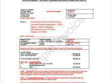 Tax Invoice Template Contractor