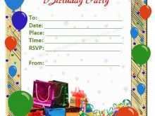 47 The Best Birthday Invitation Card Format In Word For Free with Birthday Invitation Card Format In Word