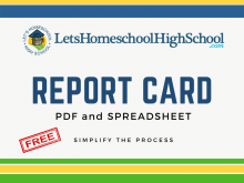 47 The Best Homeschool Middle School Report Card Template Free Formating with Homeschool Middle School Report Card Template Free