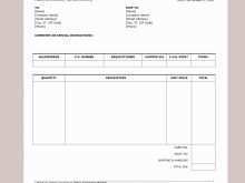 Invoice Template For A Freelance Designer