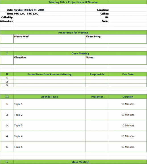 Meeting Agenda Template With Action Items Excel Cards Design Templates