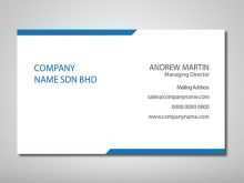 47 The Best Name Card Design Template Malaysia Now for Name Card Design Template Malaysia