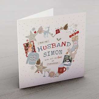 47 Visiting Christmas Card Template For Husband Maker by Christmas Card Template For Husband