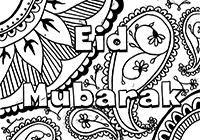 48 Best Eid Card Colouring Template Download for Eid Card Colouring Template