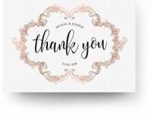 48 Best Thank You Card Templates For Wedding Maker for Thank You Card Templates For Wedding