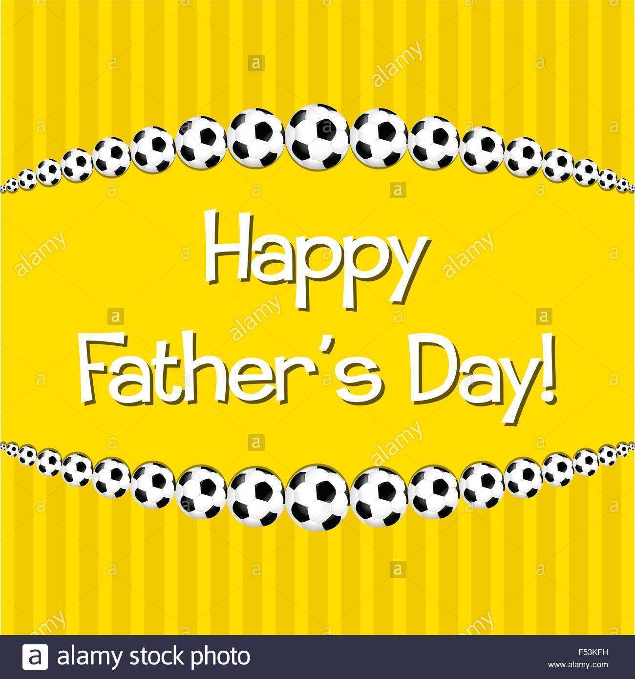 48 Blank Football Father S Day Card Template Templates by Football Father S Day Card Template
