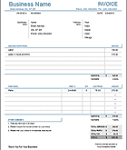 Motor Vehicle Repair Invoice Template