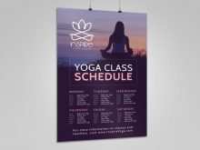 48 Create Yoga Class Schedule Template Photo with Yoga Class Schedule Template