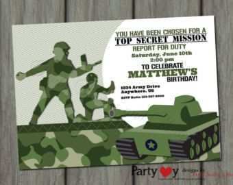 48 Creating Army Birthday Card Template Photo with Army Birthday Card Template