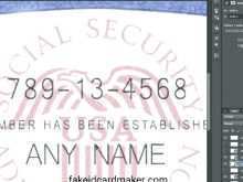 48 Creative Free Printable Social Security Card Template PSD File for Free Printable Social Security Card Template
