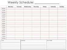 48 Creative Visual Schedule Template Excel Now for Visual Schedule Template Excel